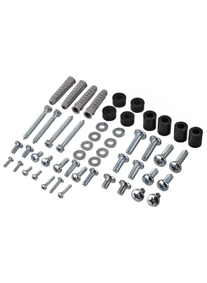 هاما حامل جداري للتلفزيون من هاما | FIX، نجمة واحدة، 400×400، 165 سم (65 بوصة) - أسود - Image 4